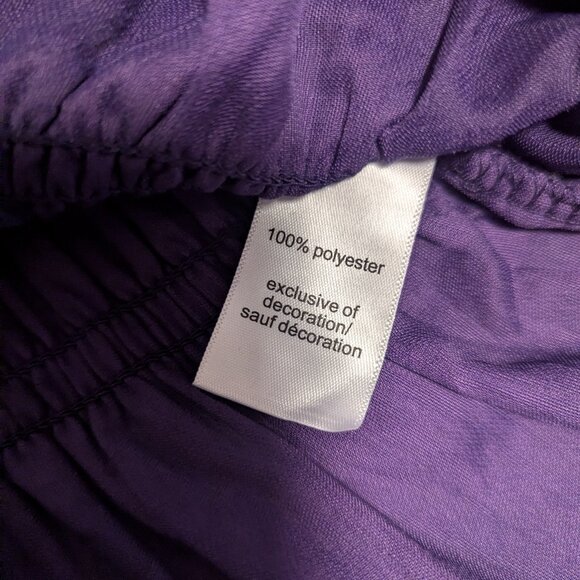 Maurices Velvet Smocked Blouson Sleeve Top Fairycore Whimsigoth Boho XL - Picture 4 of 5